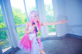 EGOIST COS雙馬尾粉羽