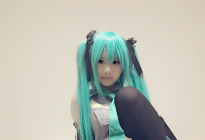 萌妹子习呆呆 初音未来Cosplay
