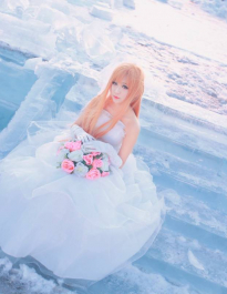 刀剑神域》亚丝娜花嫁COSPLAY