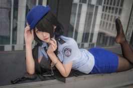 Momoko葵葵 - Tokisaki Kurumi Police Uniform